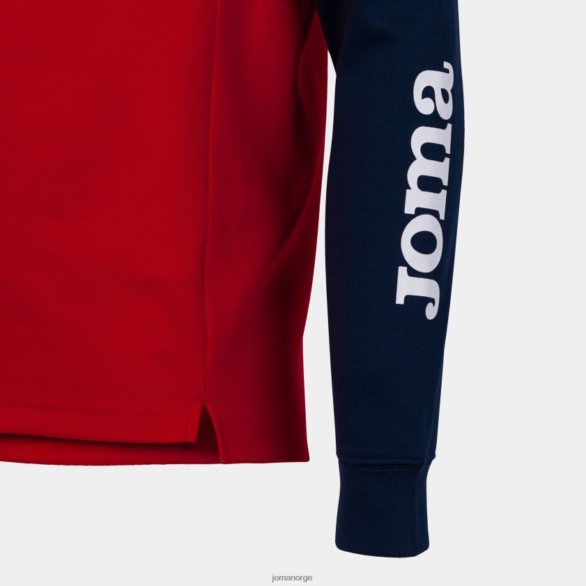nei Joma økomesterskap i sweatshirt rød marineblå FBD0T0132 menn