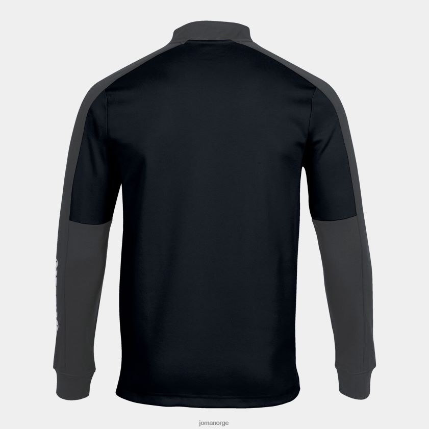 nei Joma økomesterskap i sweatshirt svart mørkegrå FBD0T04111 menn