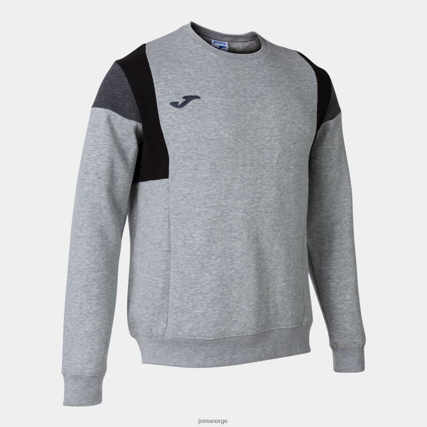 nei Joma sweatshirt confort iii melert grå FBD0T03174 menn