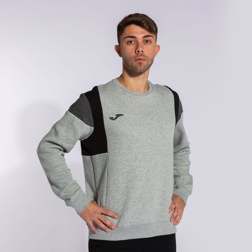 nei Joma sweatshirt confort iii melert grå FBD0T03174 menn