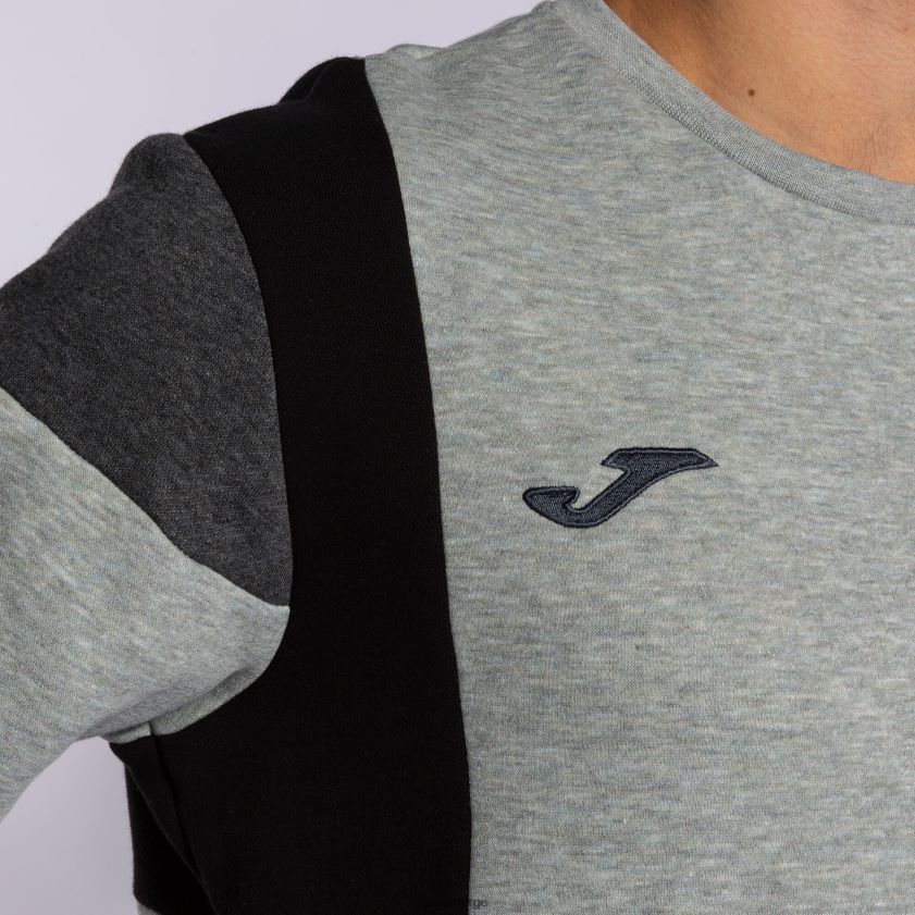 nei Joma sweatshirt confort iii melert grå FBD0T03174 menn