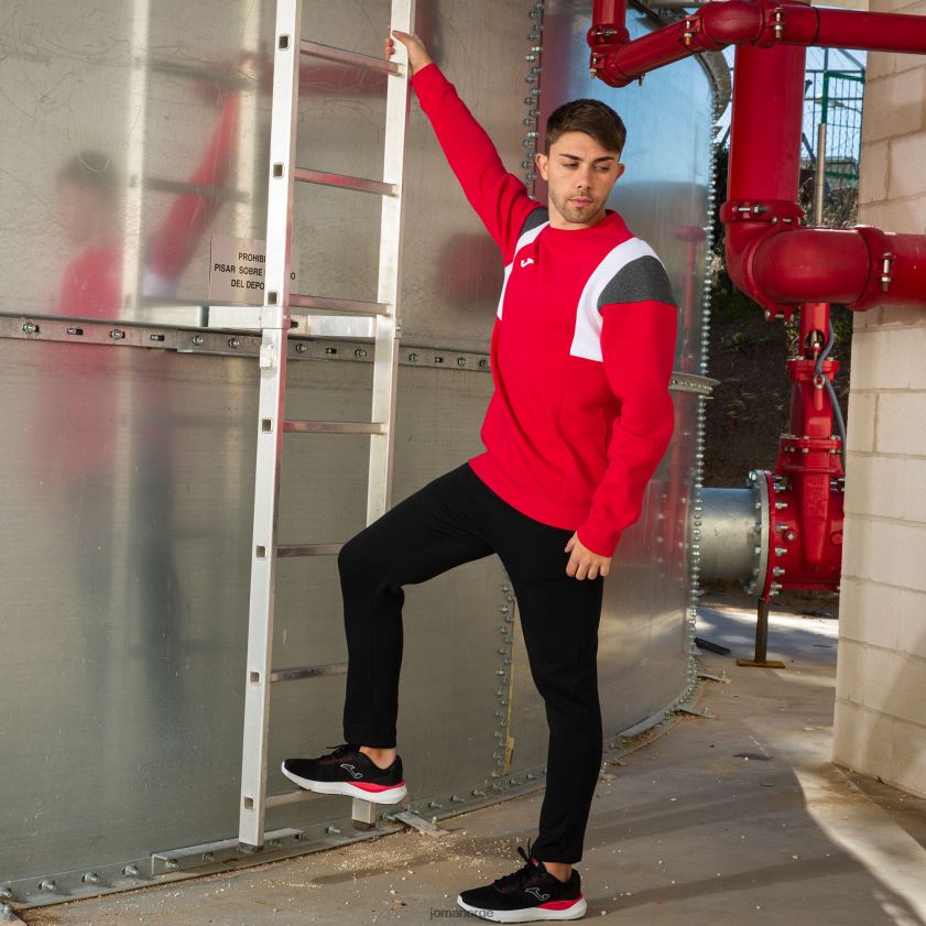 nei Joma sweatshirt confort iii rød FBD0T01246 menn