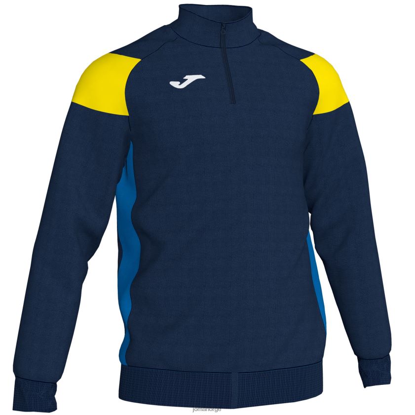 nei Joma sweatshirt crew iii marineblå gul kongeblå FBD0T04081 menn