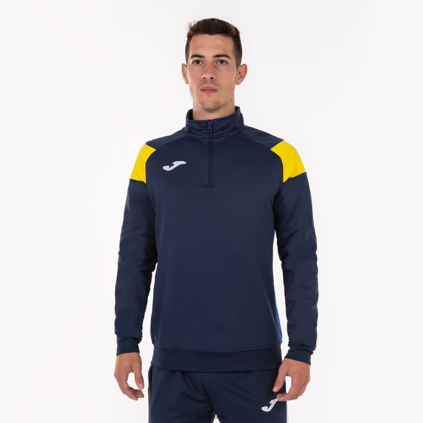 nei Joma sweatshirt crew iii marineblå gul kongeblå FBD0T04081 menn