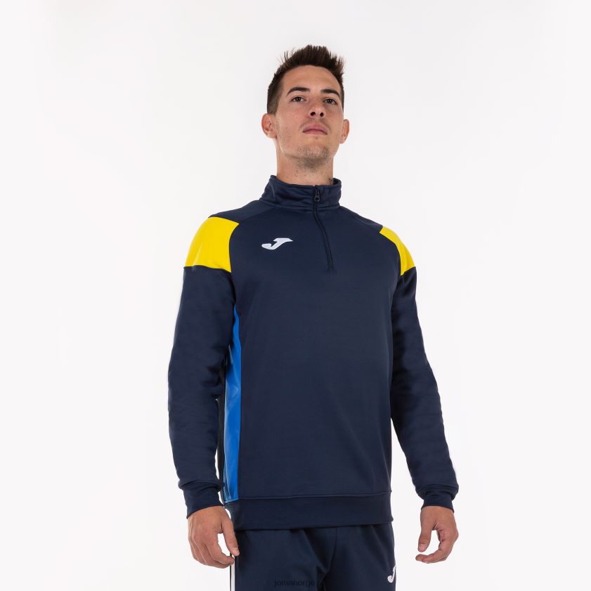 nei Joma sweatshirt crew iii marineblå gul kongeblå FBD0T04081 menn