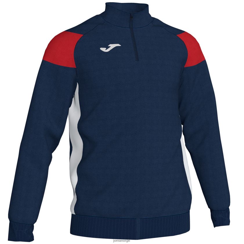nei Joma sweatshirt crew iii marineblå rød hvit FBD0T0532 menn