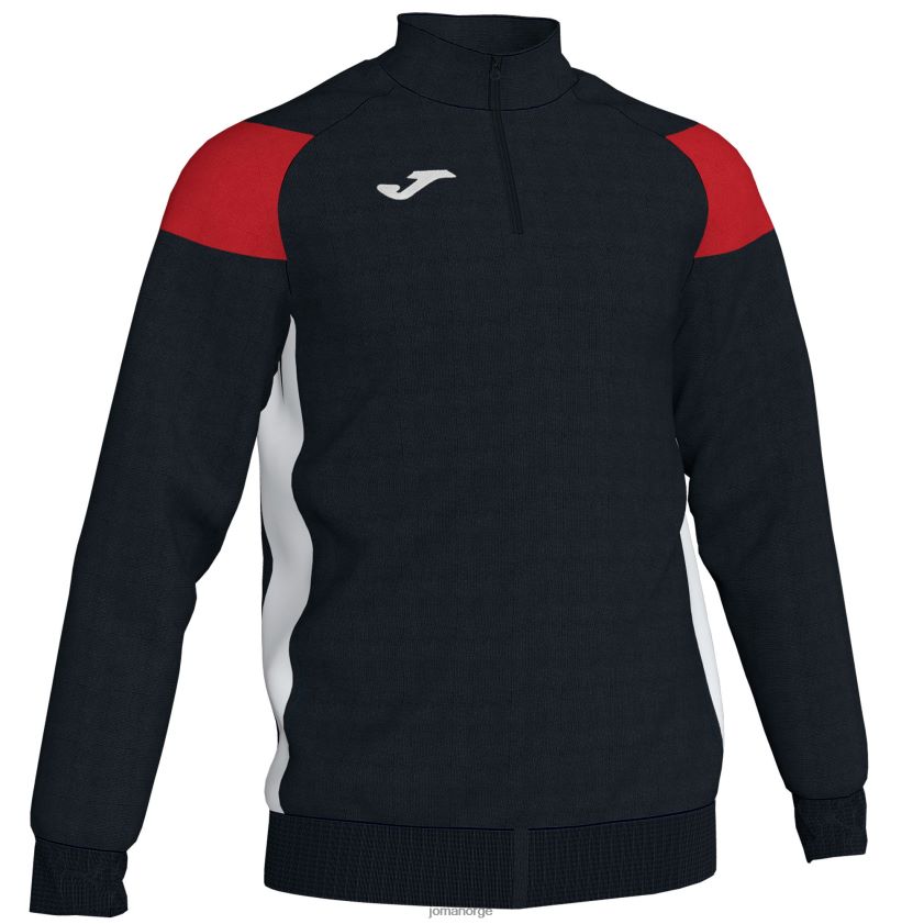 nei Joma sweatshirt crew iii svart rød hvit FBD0T04491 menn
