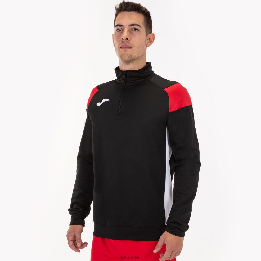 nei Joma sweatshirt crew iii svart rød hvit FBD0T04491 menn