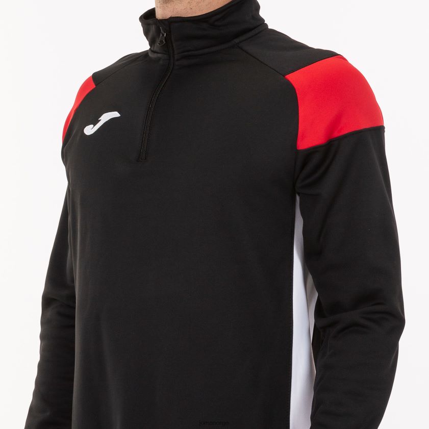 nei Joma sweatshirt crew iii svart rød hvit FBD0T04491 menn