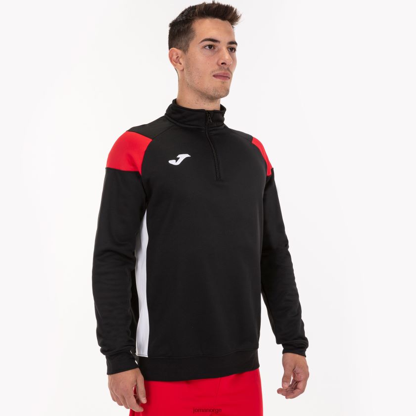 nei Joma sweatshirt crew iii svart rød hvit FBD0T04491 menn