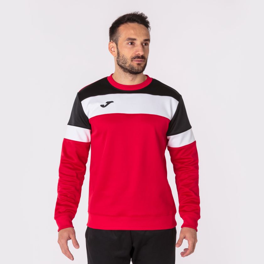 nei Joma sweatshirt crew iv rød svart hvit FBD0T04158 menn