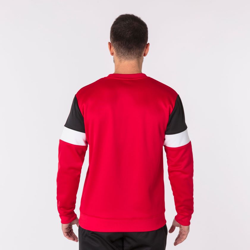 nei Joma sweatshirt crew iv rød svart hvit FBD0T04158 menn