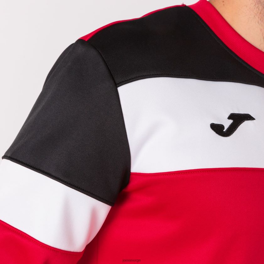 nei Joma sweatshirt crew iv rød svart hvit FBD0T04158 menn