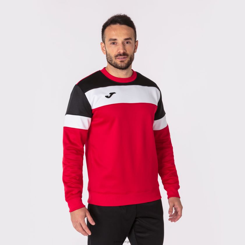 nei Joma sweatshirt crew iv rød svart hvit FBD0T04158 menn