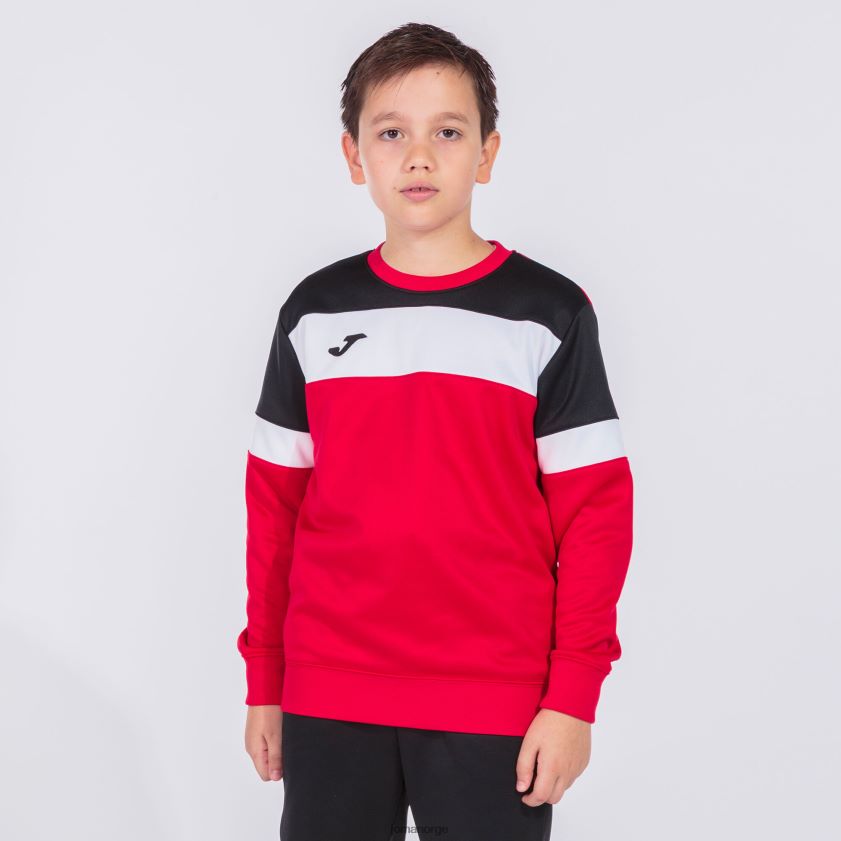 nei Joma sweatshirt crew iv rød svart hvit FBD0T04158 menn