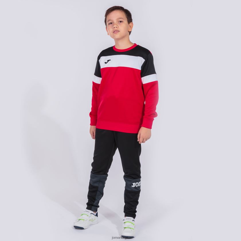 nei Joma sweatshirt crew iv rød svart hvit FBD0T04158 menn