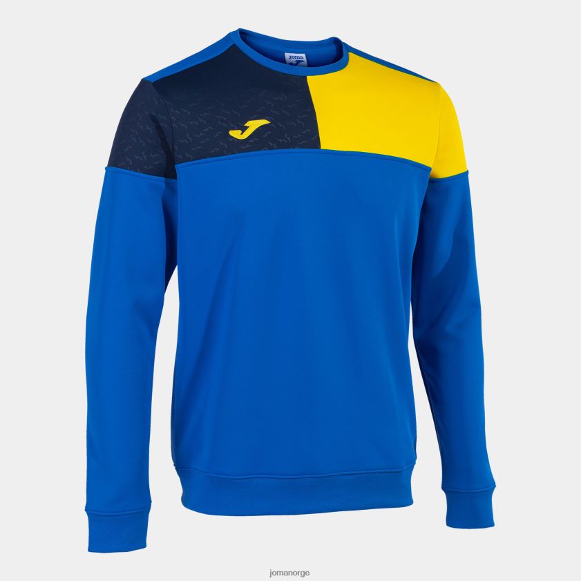 nei Joma sweatshirt crew v kongeblå gul marineblå FBD0T01126 menn