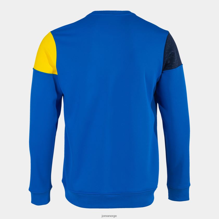 nei Joma sweatshirt crew v kongeblå gul marineblå FBD0T01126 menn