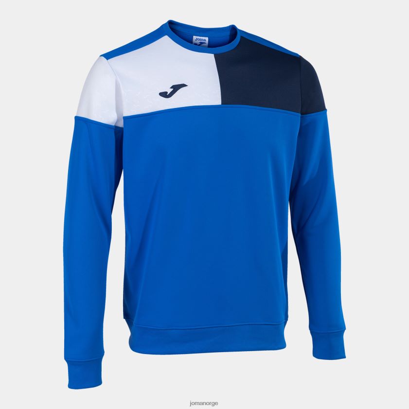nei Joma sweatshirt crew v kongeblå marineblå hvit FBD0T07 menn