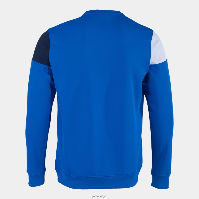 nei Joma sweatshirt crew v kongeblå marineblå hvit FBD0T07 menn