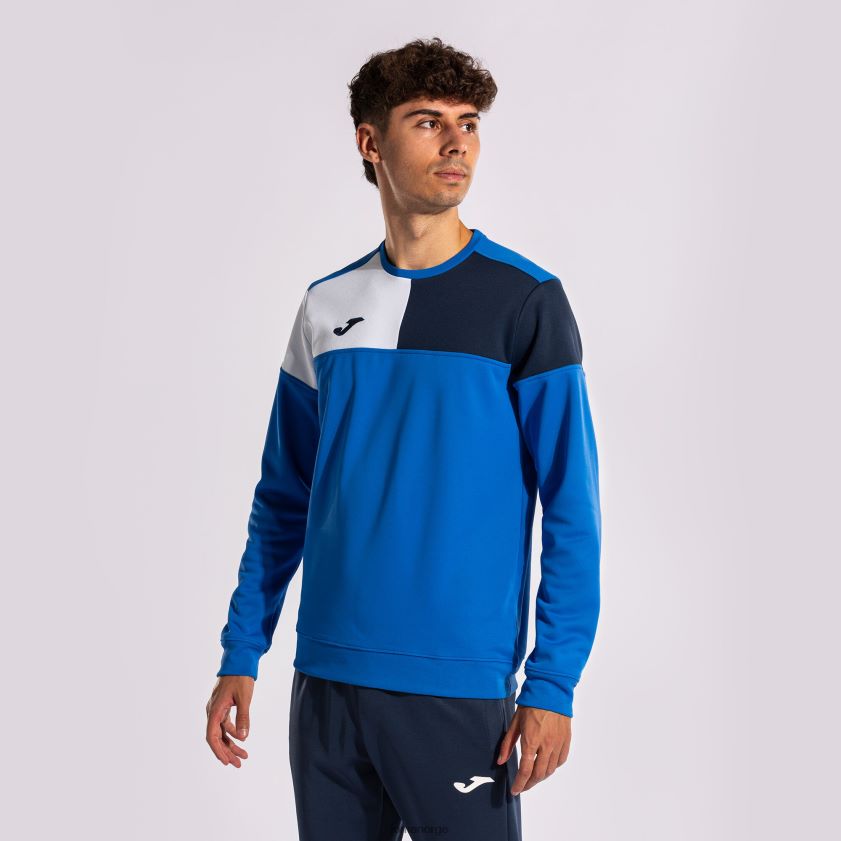 nei Joma sweatshirt crew v kongeblå marineblå hvit FBD0T07 menn