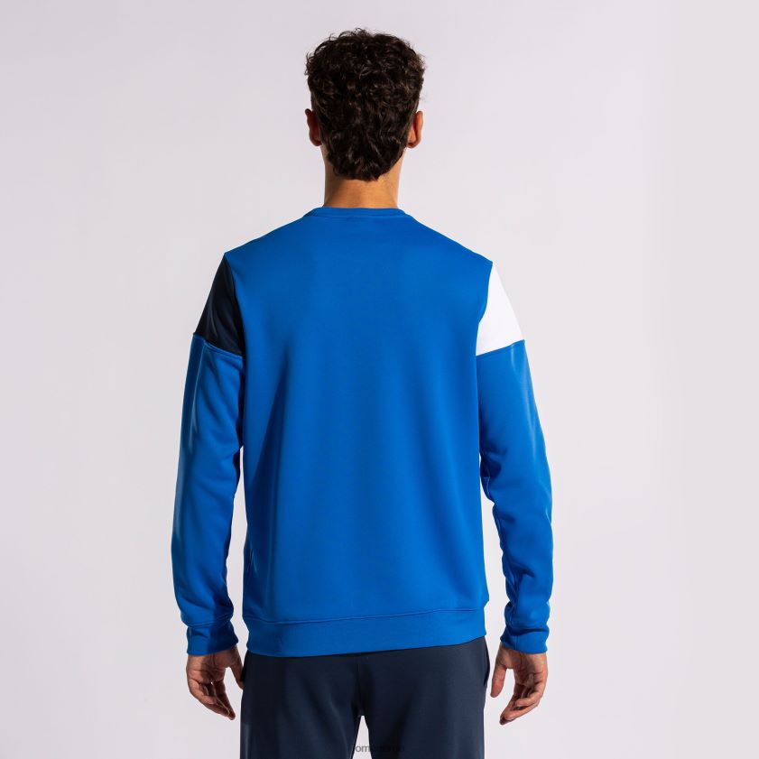 nei Joma sweatshirt crew v kongeblå marineblå hvit FBD0T07 menn