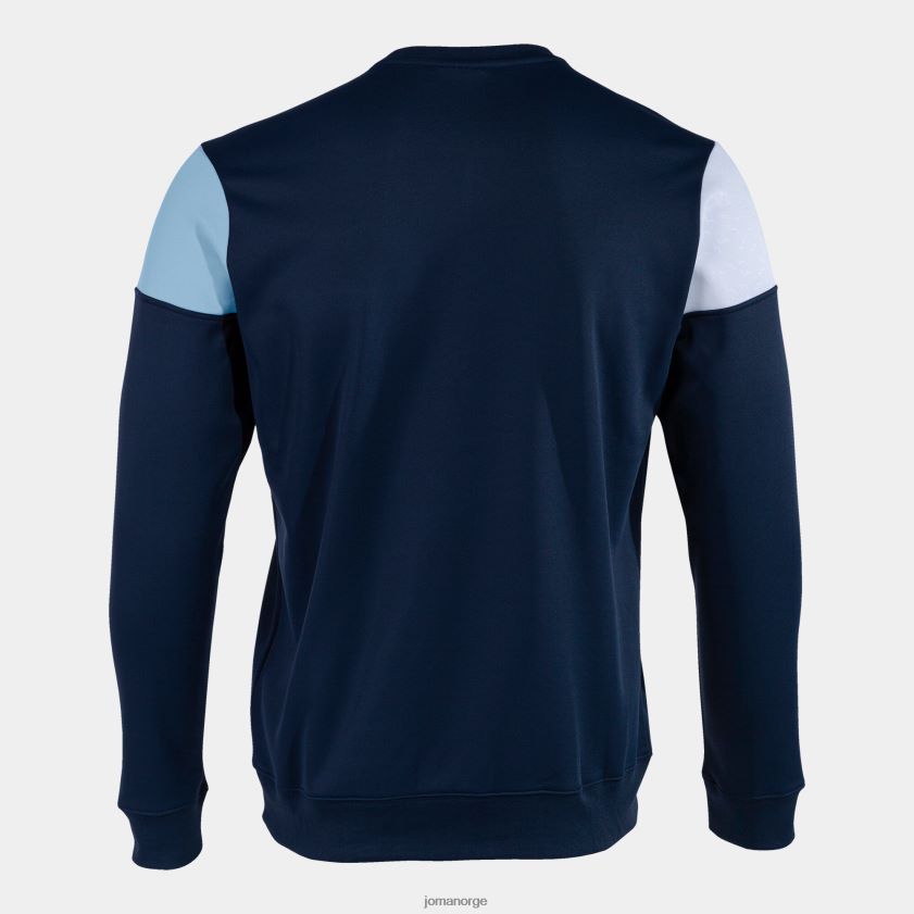 nei Joma sweatshirt crew v marineblå himmelblå hvit FBD0T0202 menn
