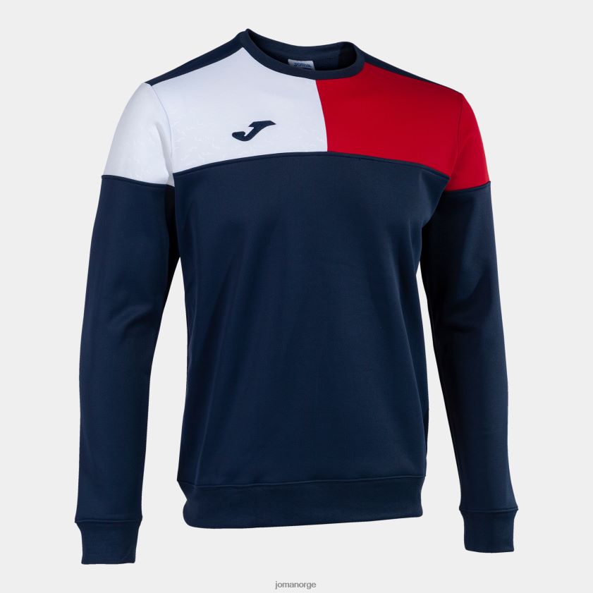 nei Joma sweatshirt crew v marineblå rød hvit FBD0T0237 menn