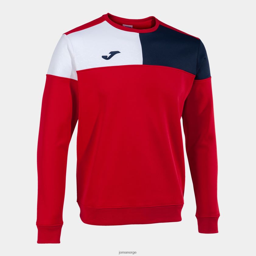 nei Joma sweatshirt crew v rød marineblå hvit FBD0T01101 menn
