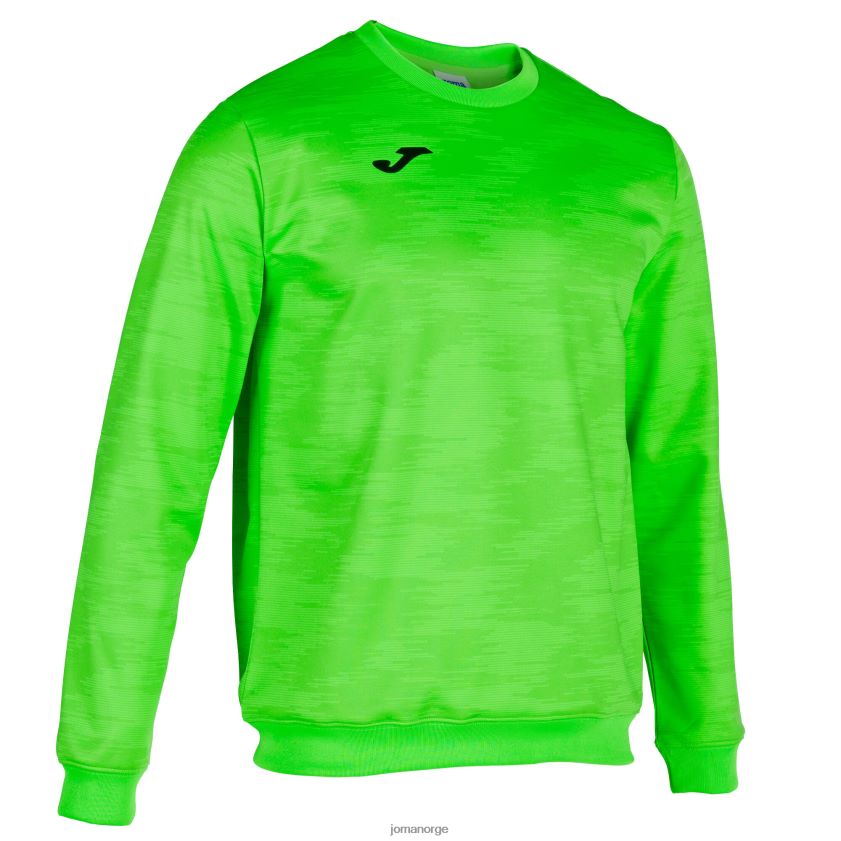nei Joma sweatshirt grafitet fluorescerende grønn FBD0T04621 menn