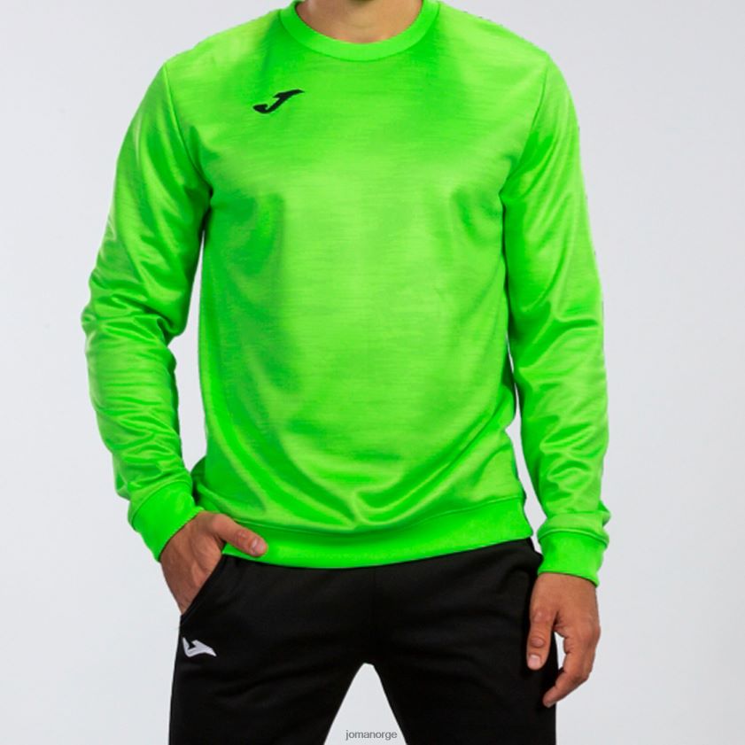 nei Joma sweatshirt grafitet fluorescerende grønn FBD0T04621 menn