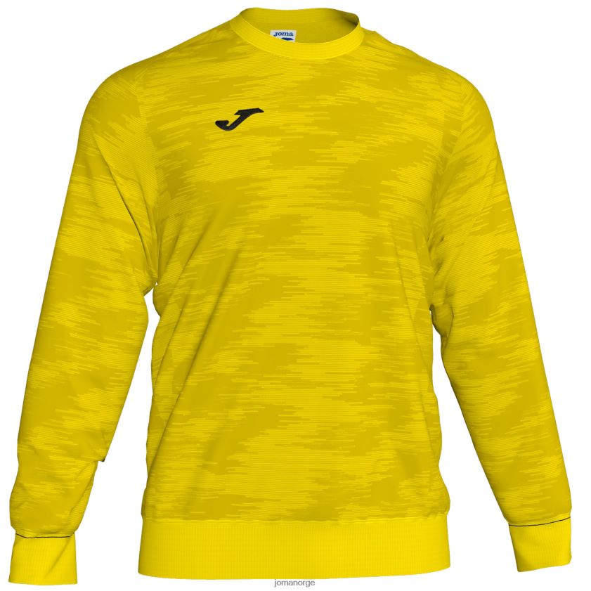 nei Joma sweatshirt grafitet gul FBD0T0976 menn