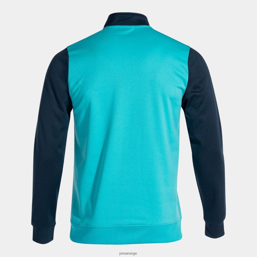 nei Joma vinner av sweatshirt fluorescerende turkis marineblå FBD0T01120 menn