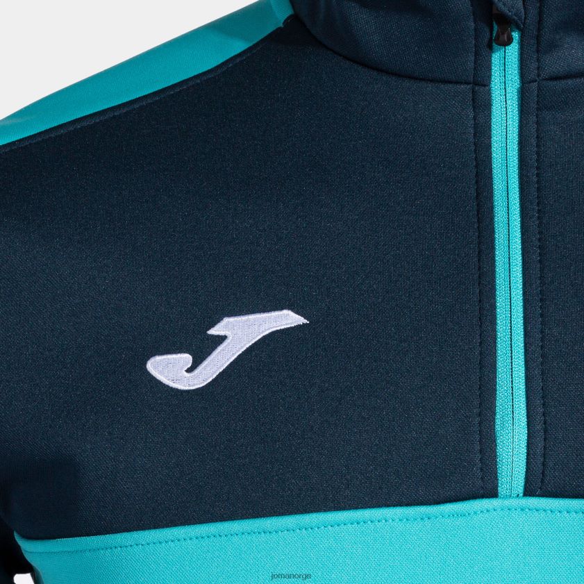 nei Joma vinner av sweatshirt fluorescerende turkis marineblå FBD0T01120 menn