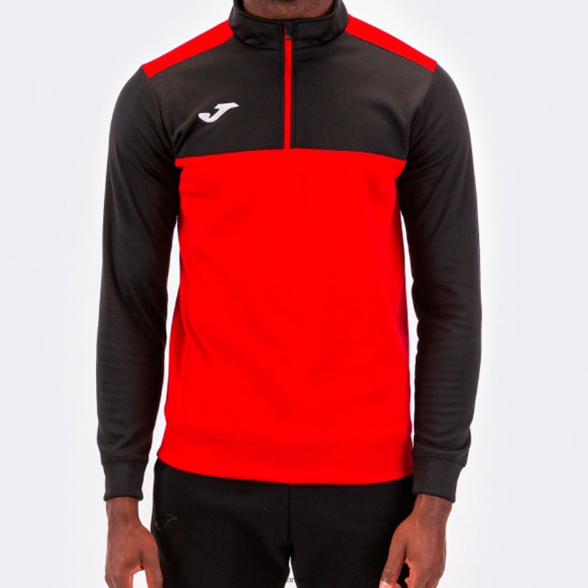 nei Joma vinner av sweatshirt rød svart FBD0T01269 menn