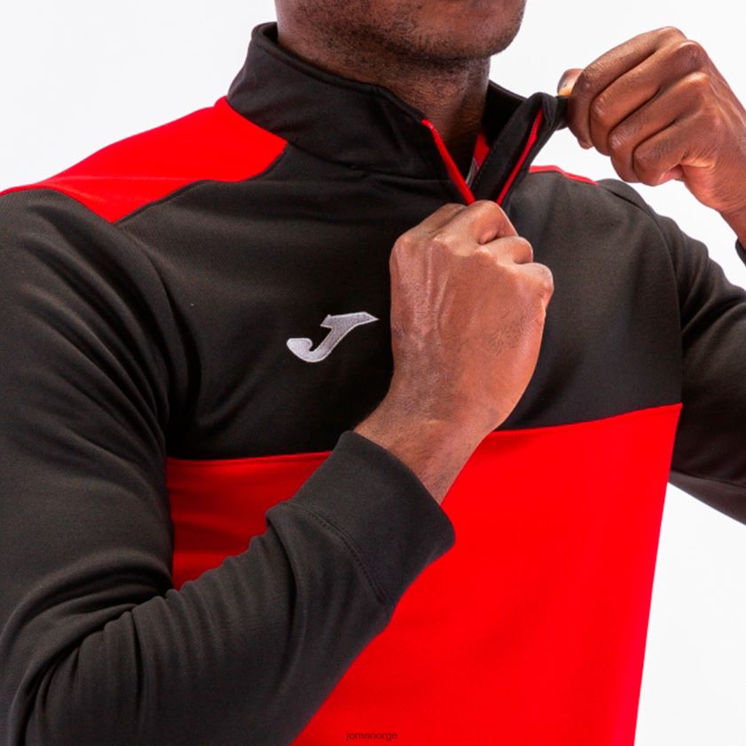 nei Joma vinner av sweatshirt rød svart FBD0T01269 menn