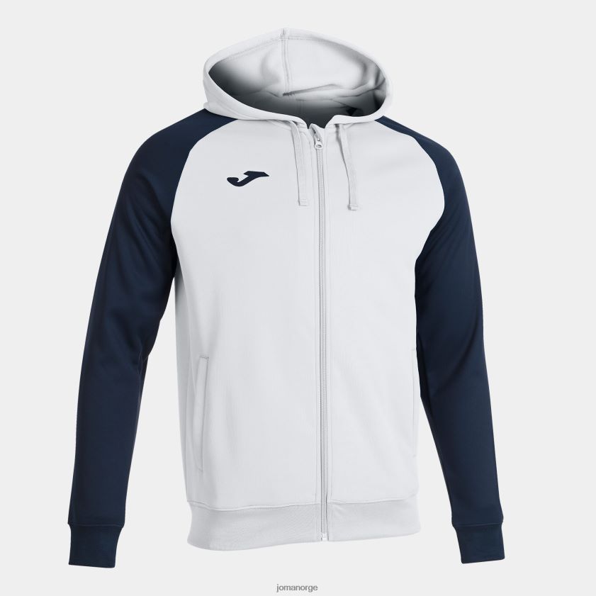 nei Joma hettejakke akademi iv hvit marineblå FBD0T0821 menn