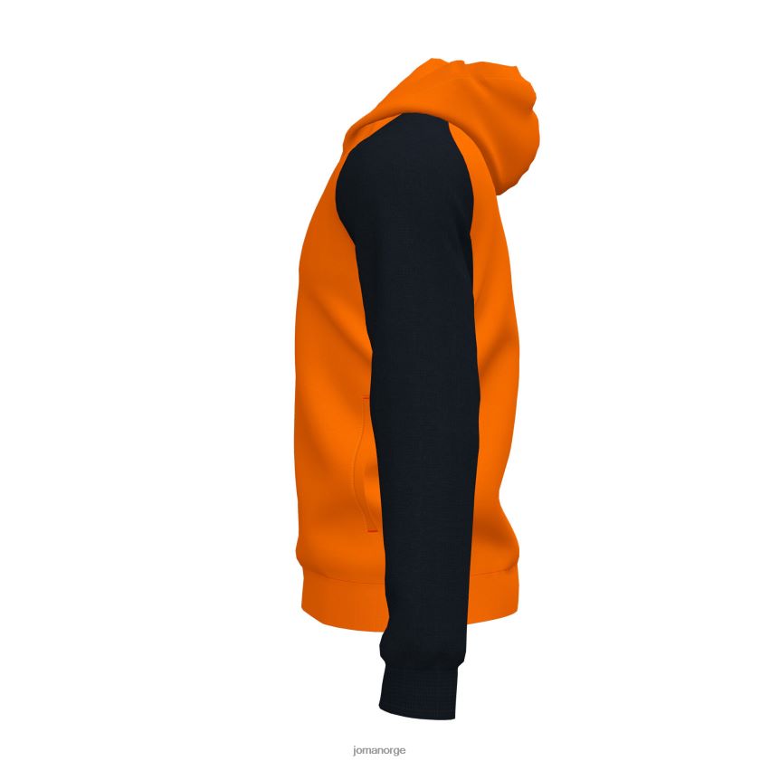 nei Joma hettejakke akademi iv oransje svart FBD0T0823 menn