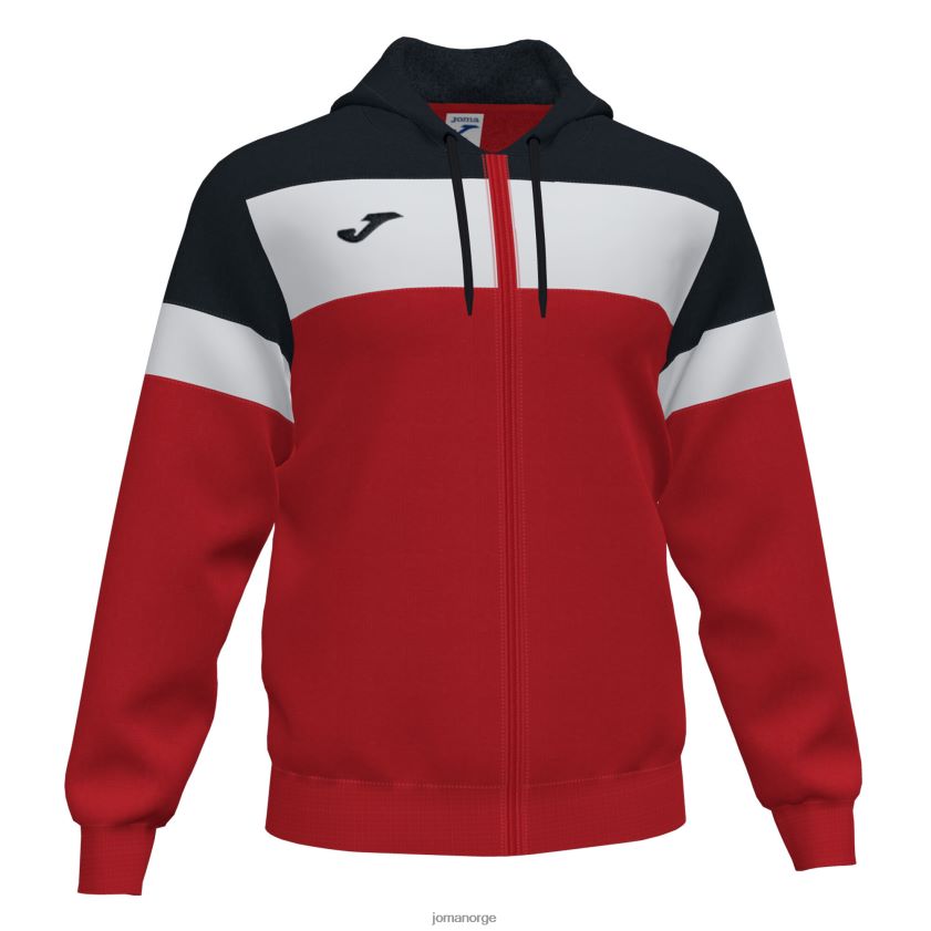 nei Joma hettejakke crew iv rød svart FBD0T0547 menn