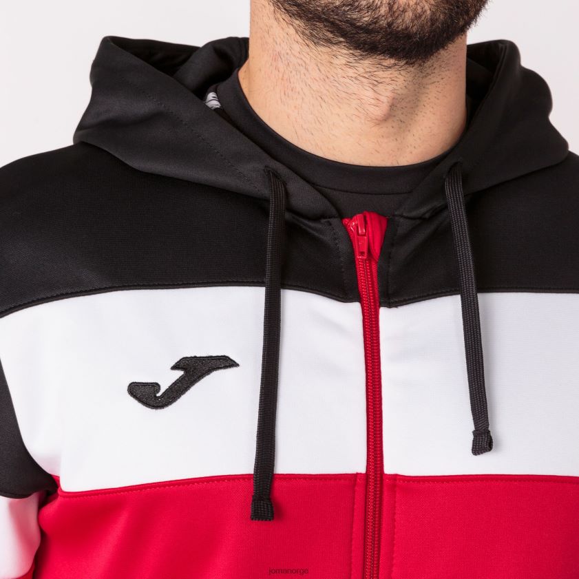nei Joma hettejakke crew iv rød svart FBD0T0547 menn