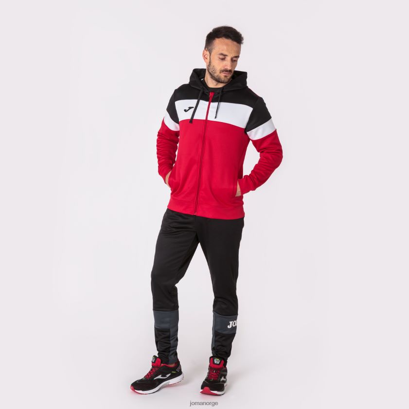 nei Joma hettejakke crew iv rød svart FBD0T0547 menn