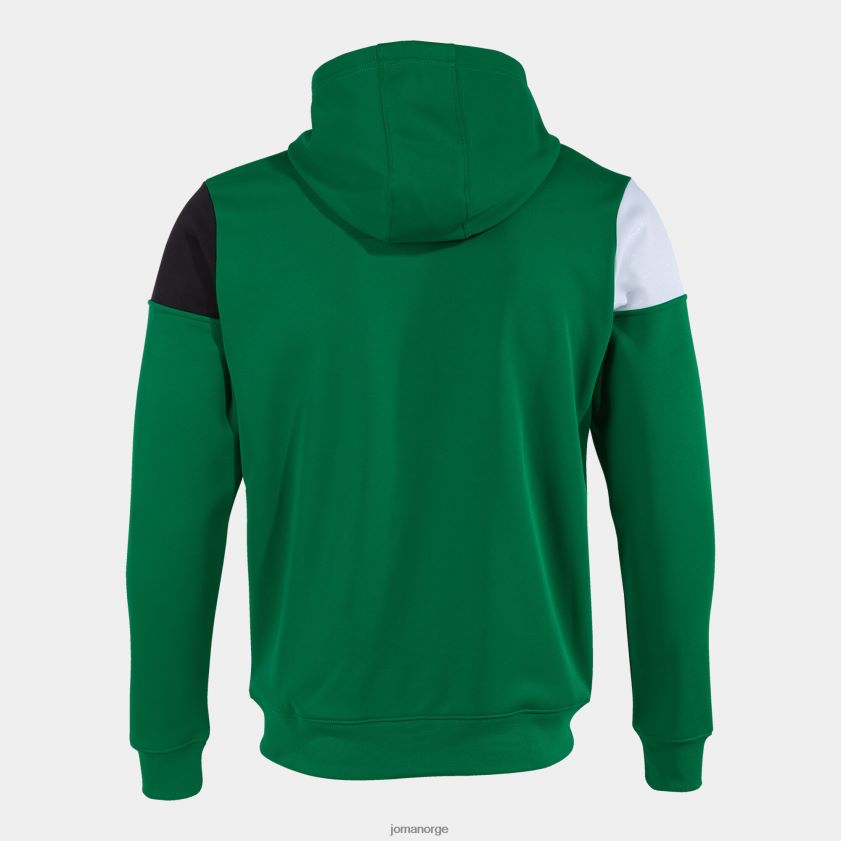 nei Joma hettejakke crew v grønn svart hvit FBD0T0387 menn
