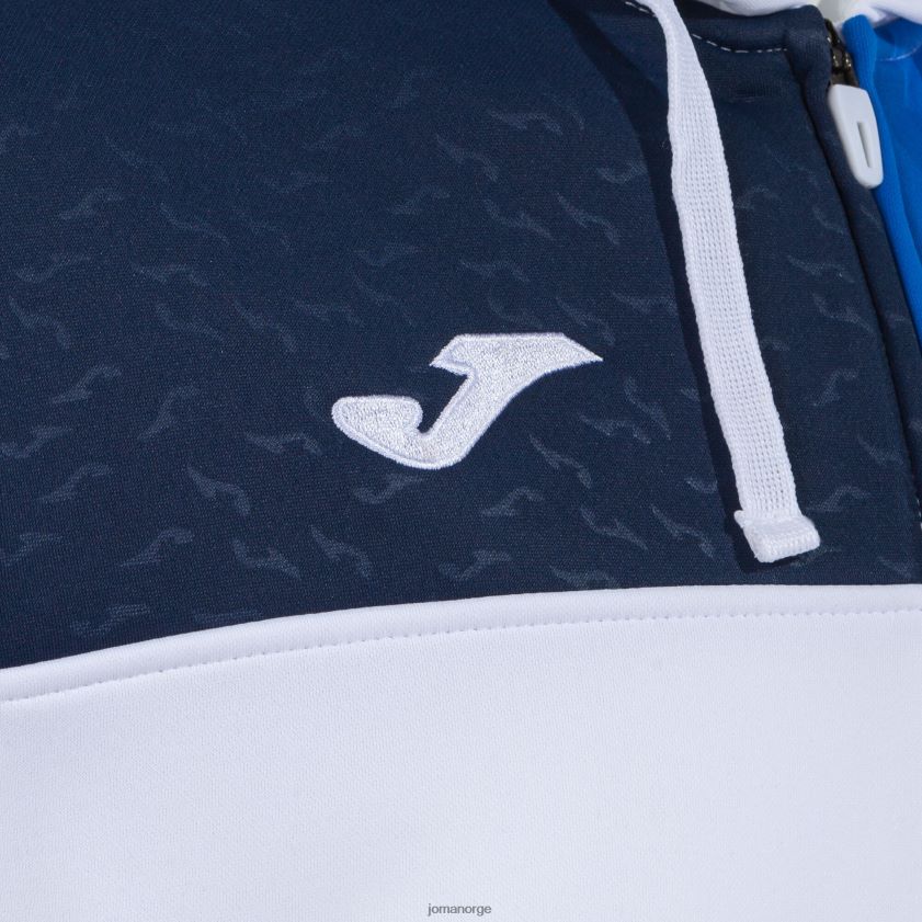 nei Joma hettejakke crew v hvit kongeblå marineblå FBD0T0238 menn