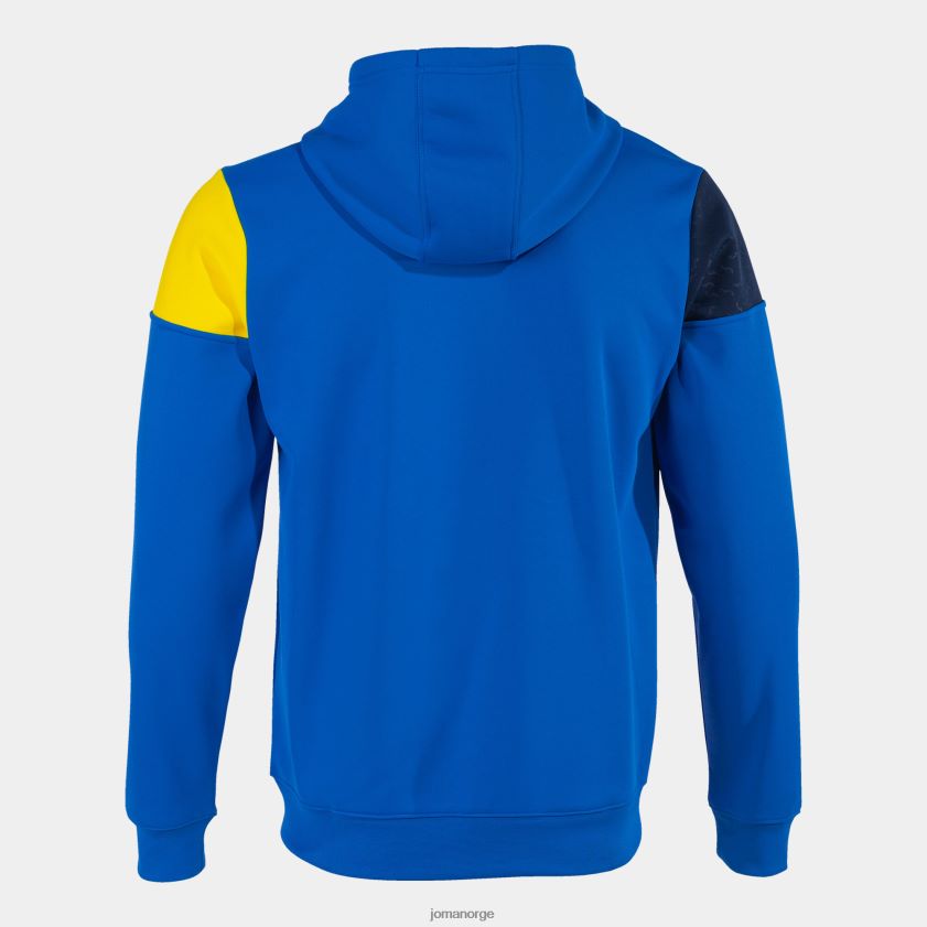 nei Joma hettejakke crew v kongeblå gul marineblå FBD0T0838 menn
