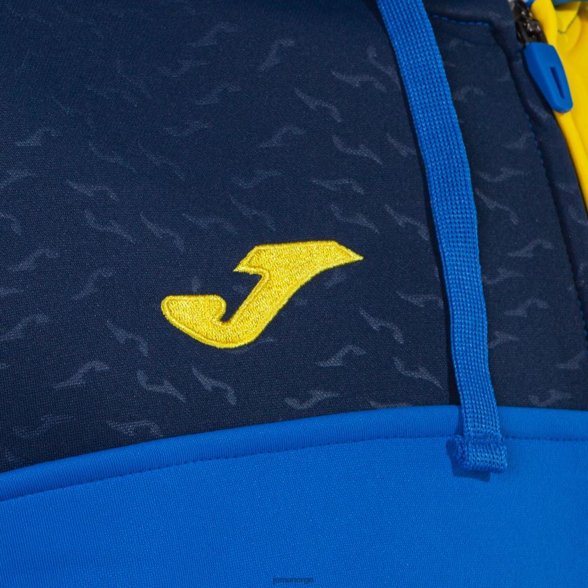 nei Joma hettejakke crew v kongeblå gul marineblå FBD0T0838 menn