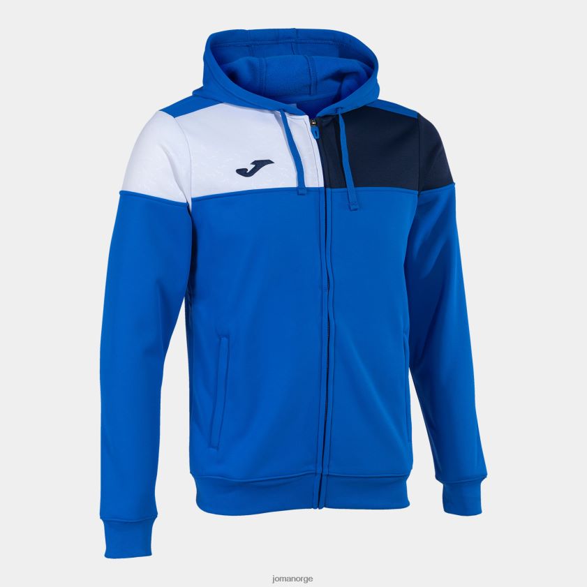nei Joma hettejakke crew v kongeblå marineblå hvit FBD0T02913 menn