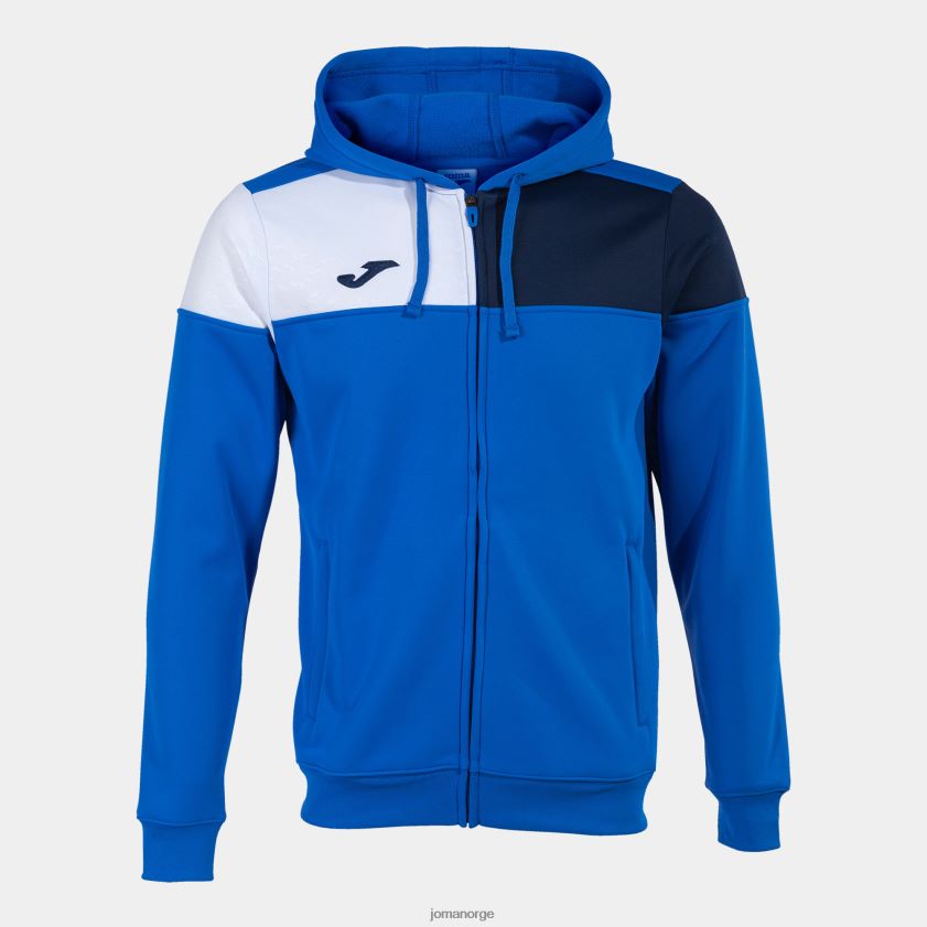 nei Joma hettejakke crew v kongeblå marineblå hvit FBD0T02913 menn