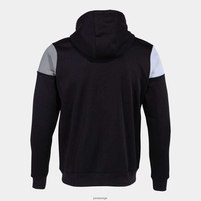 nei Joma hettejakke crew v svart grå hvit FBD0T0836 menn