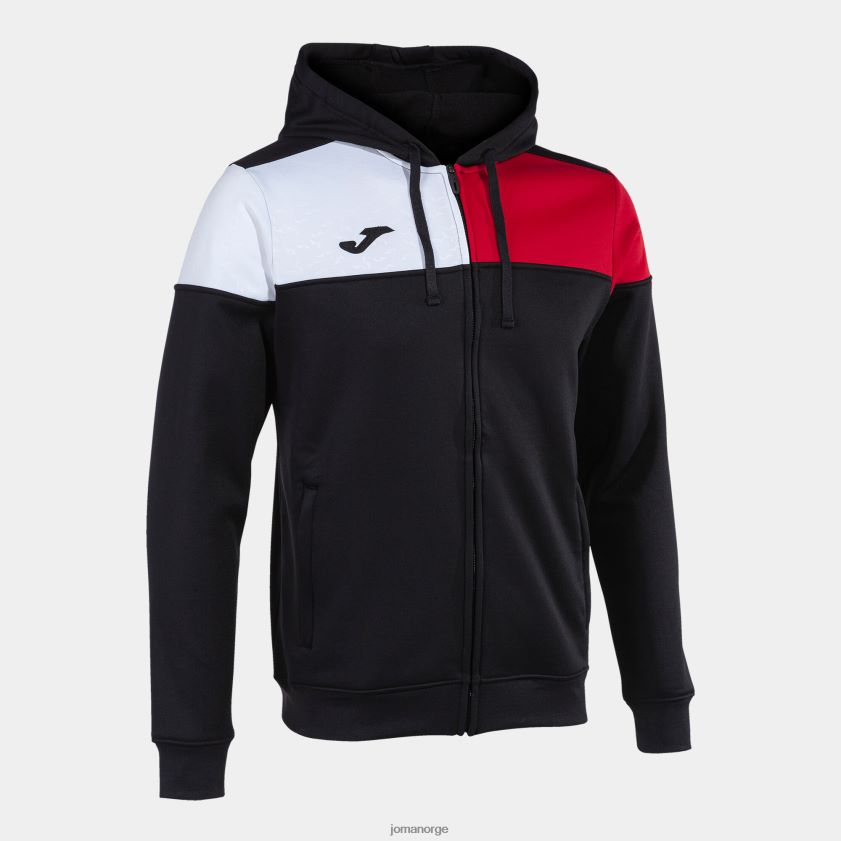 nei Joma hettejakke crew v svart rød hvit FBD0T01102 menn