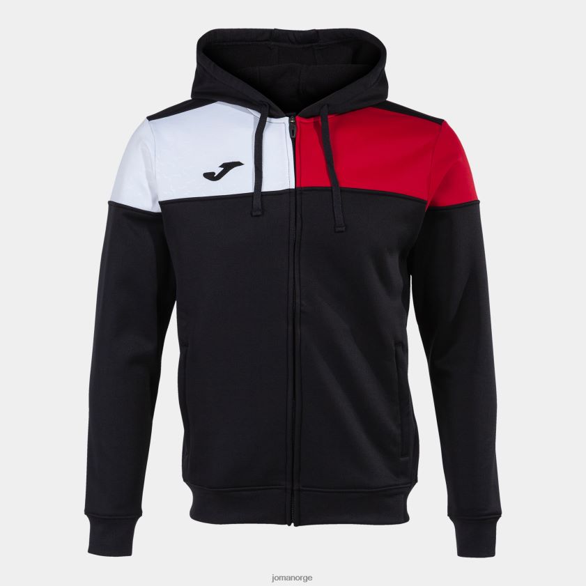 nei Joma hettejakke crew v svart rød hvit FBD0T01102 menn